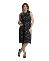 ME - Tie Panel Dress - The Threads That Bind Us Print