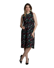 ME - Tie Panel Dress - The Threads That Bind Us Print