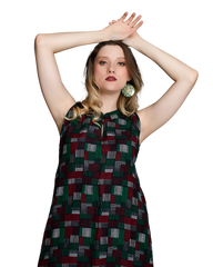 ME - Tie Panel Dress - The Threads That Bind Us Print