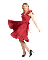 Midnight Mynx - Classic Elegant Wrap Dress