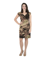 Faux Wrap Dress - G.I. Jane