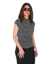 High Neck Cap Sleeve Top - Girls in Stem