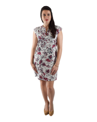 V-Neck Shift Dress - Floral