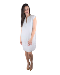 V-Neck Shift Dress