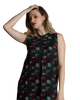 ME - Tie Panel Dress - The Threads That Bind Us Print