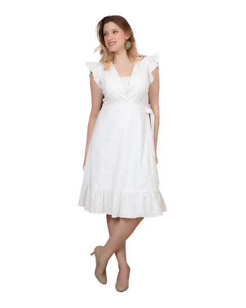 Midnight Mynx - Classic Elegant Wrap Dress