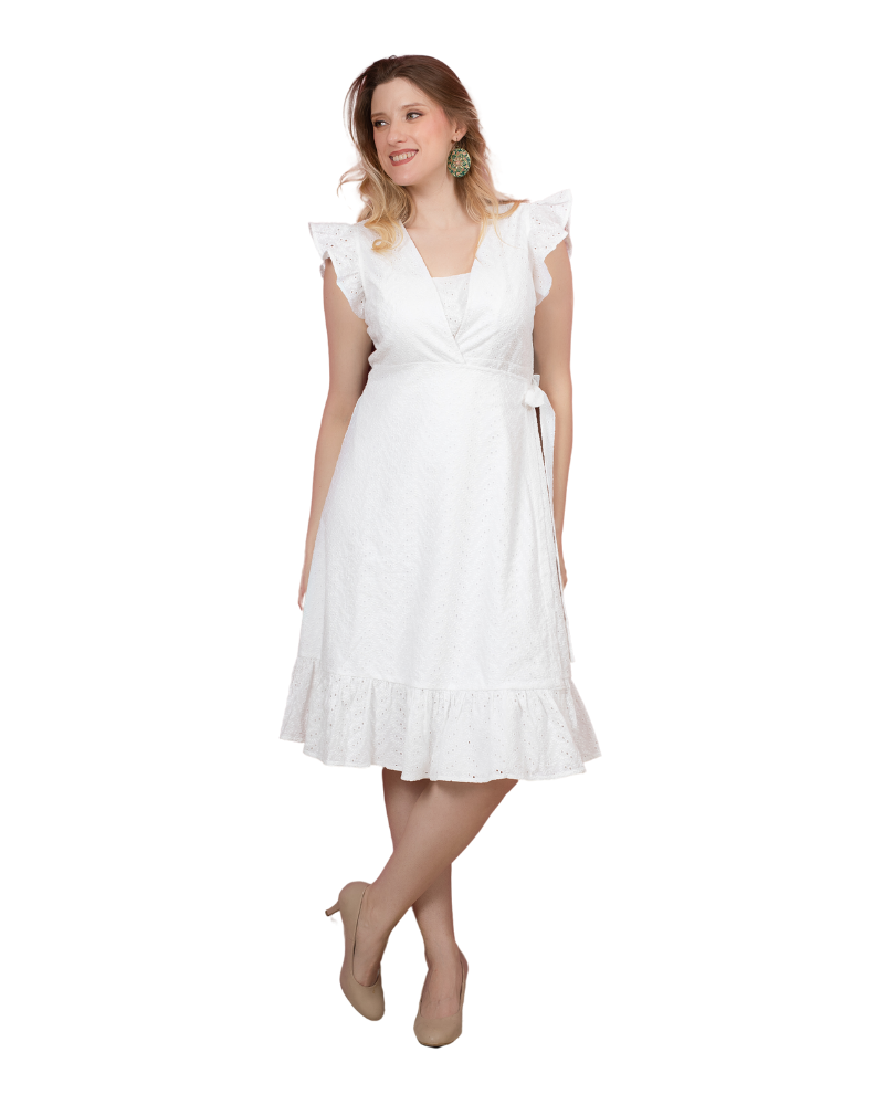 Midnight Mynx - Classic Elegant Wrap Dress