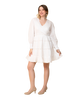 Diana - Casual Pin Tuck Flared Skirt Dress