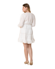 Diana - Casual Pin Tuck Flared Skirt Dress