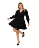 Diana - Casual Pin Tuck Flared Skirt Dress