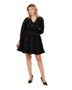 Diana - Casual Pin Tuck Flared Skirt Dress