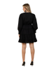 Diana - Casual Pin Tuck Flared Skirt Dress