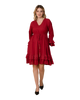 Lisa - Tiered Sleeves & Hem Dress