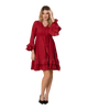 Lisa - Tiered Sleeves & Hem Dress
