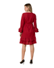 Lisa - Tiered Sleeves & Hem Dress