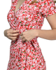 Faux Wrap Dress - Flowers in Flow