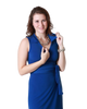 A-Line Wrap Dress, Sleeveless with Collar