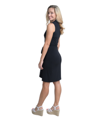 Classic Fit Wrap Dress, Sleeveless