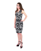 Classic Fit Wrap Dress, Sleeveless - Blitzy Print