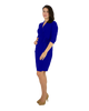 Classic Fit Wrap Dress with 3/4th Sleeves