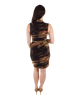 Classic Fit Wrap Dress, Sleeveless,  G.I. Jane Army Print