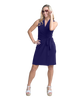 Classic Fit Wrap Dress, Sleeveless with No Collar
