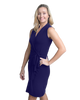 Classic Fit Wrap Dress, Sleeveless with No Collar