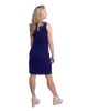Classic Fit Wrap Dress, Sleeveless with No Collar