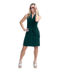 Classic Fit Wrap Dress, Sleeveless with No Collar