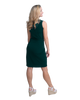Classic Fit Wrap Dress, Sleeveless with No Collar