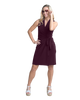 Classic Fit Wrap Dress, Sleeveless with No Collar