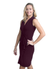 Classic Fit Wrap Dress, Sleeveless with No Collar