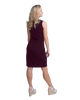 Classic Fit Wrap Dress, Sleeveless with No Collar