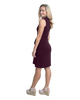 Classic Fit Wrap Dress, Sleeveless with No Collar