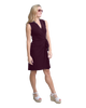 Classic Fit Wrap Dress, Sleeveless with No Collar