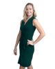 Classic Fit Wrap Dress, Sleeveless with No Collar