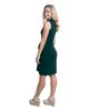 Classic Fit Wrap Dress, Sleeveless with No Collar