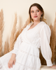 Diana - Casual Pin Tuck Flared Skirt Dress