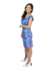 Faux Wrap Dress - Fantastic Flora Print