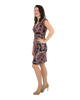 Faux Wrap Dress - Paisley
