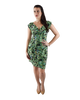 Faux Wrap Dress - Paisley