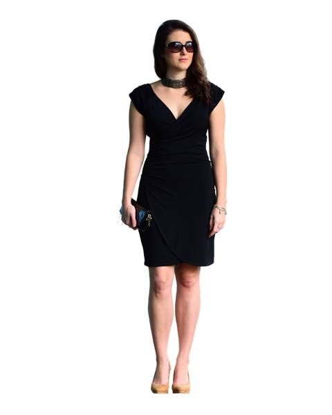 Faux Wrap Dress