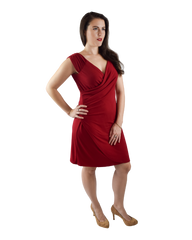 Faux Wrap Dress