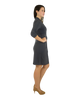 Classic Fit Wrap Dress with 3/4th Sleeves