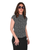 High Neck Cap Sleeve Top - Girls in STEM Print