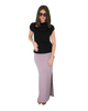 High Neck Cap Sleeve Top