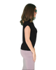 High Neck Cap Sleeve Top