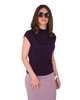 High Neck Cap Sleeve Top