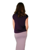 High Neck Cap Sleeve Top