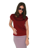 High Neck Cap Sleeve Top